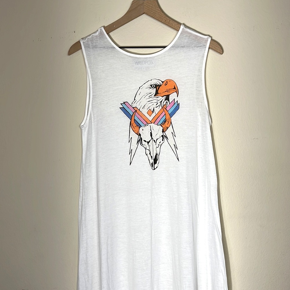 Wildfox Eagle Cotton Maxi Dress